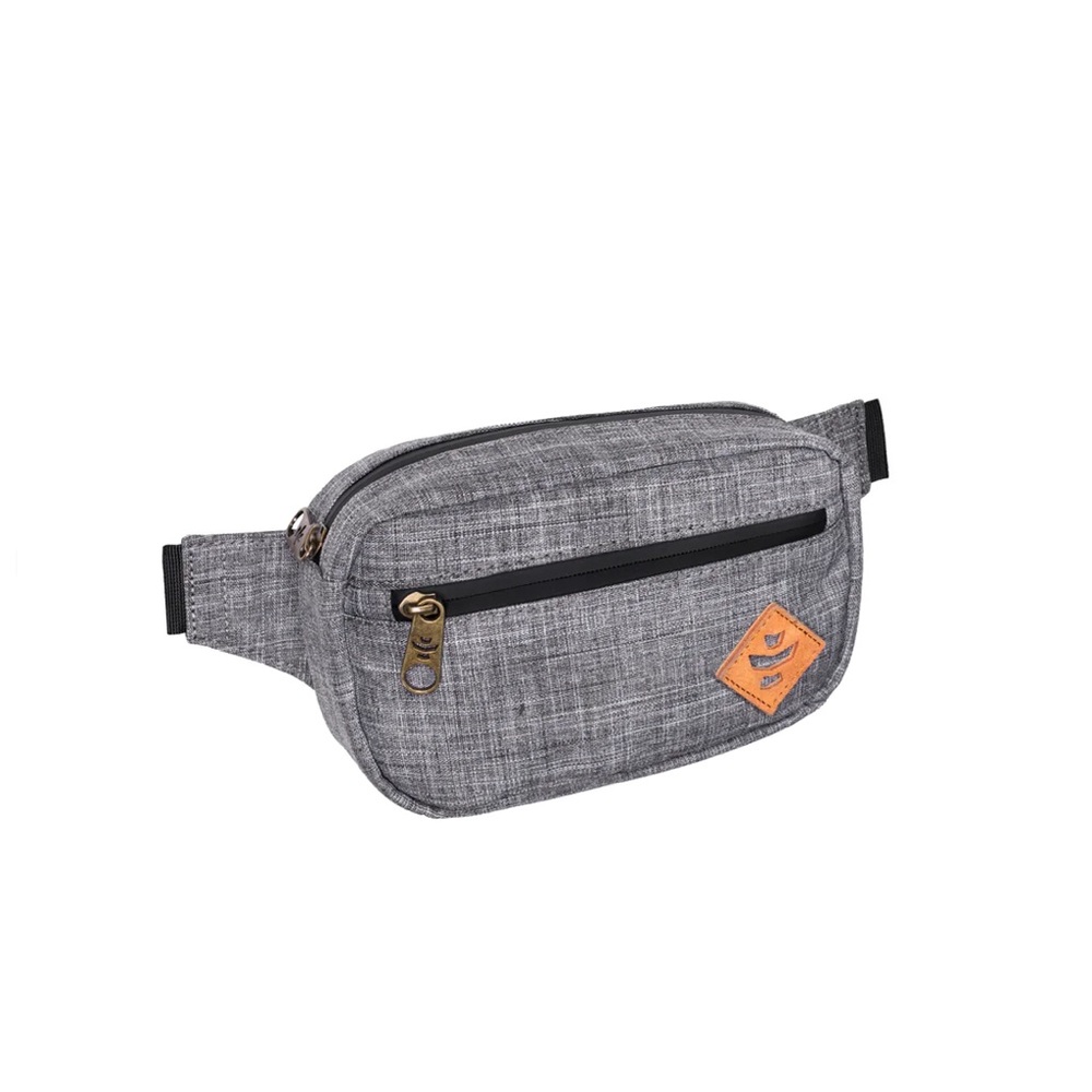 REVERLY The Companion Crossbody Bag Crosshatch Grey